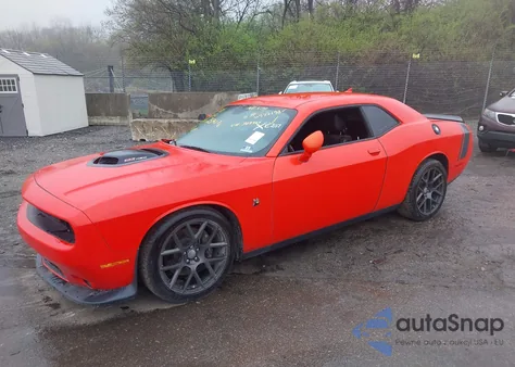 2016 Dodge Challenger 392 Hemi Scat Pack Shaker из США, поврежденный, VIN 2C3CDZFJ7GH309464